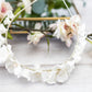 Wedding hair accessories, White Ceramic Flower headpiece, Bridal Tiara, Flower headband.