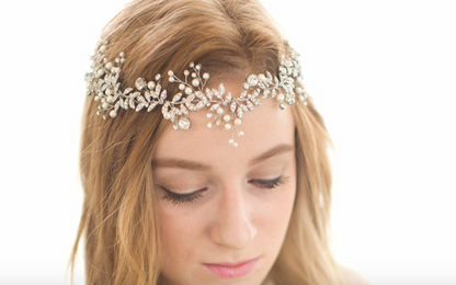Bridal Hair Vine, silver Hair vine, Wedding hair accessories, Wedding Ideas, wedding hair vine