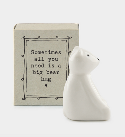 Sometimes all you need is a bear hug matchbox Gift