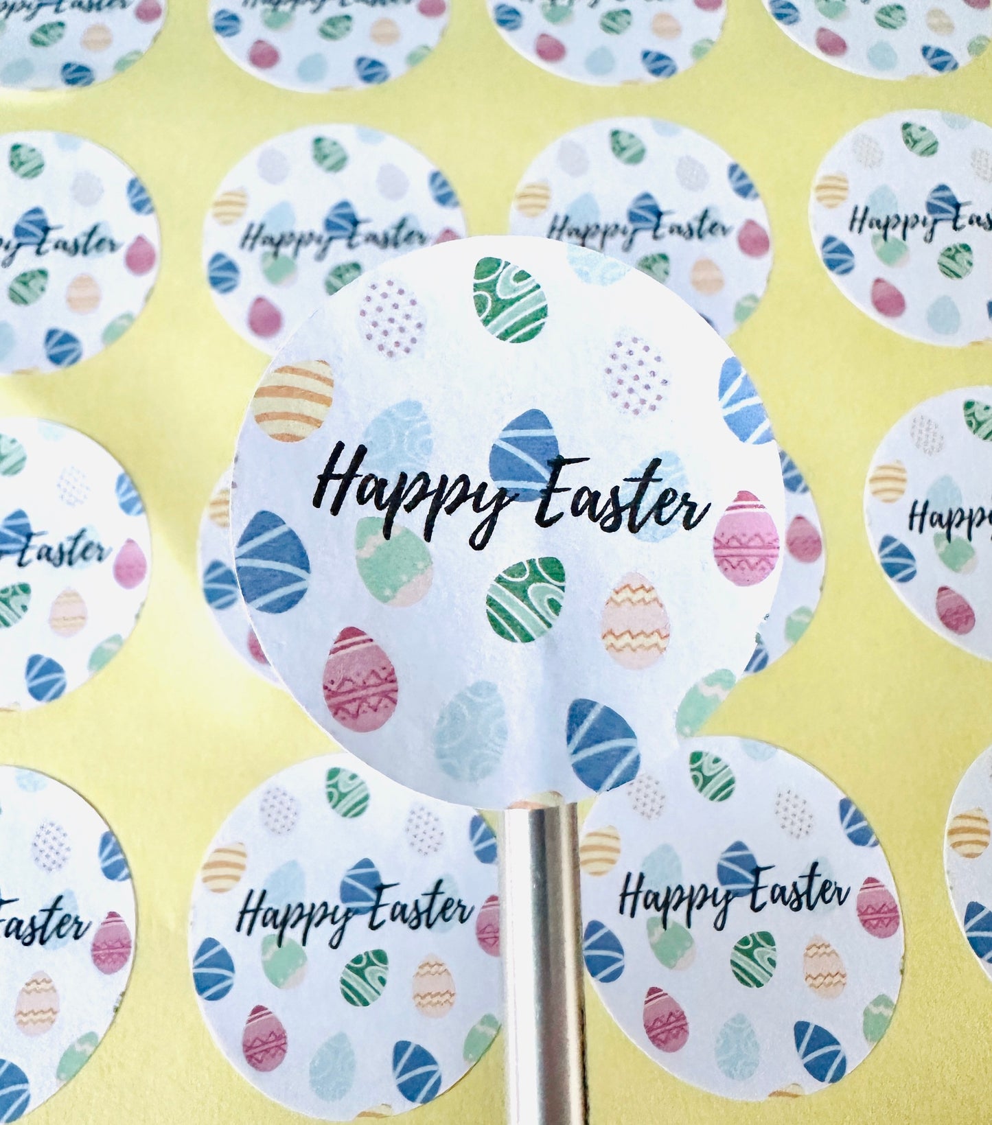 Easter Stickers, small business stickers, Easter egg Stickers, Small Business Stationery, Colourful Stickers
