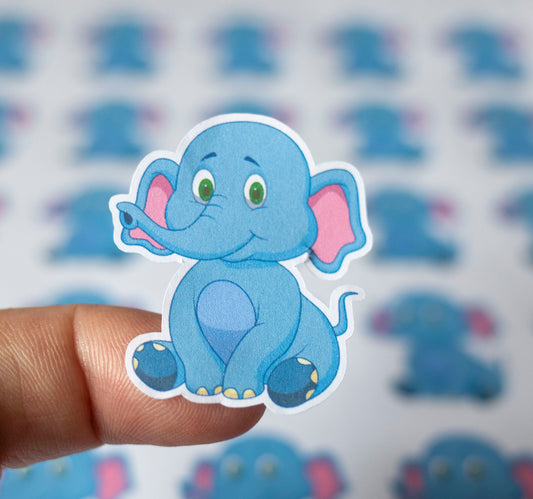 Super Cute Elephant Stickers, Laptop Stickers, Envelope Seals, Packaging Seals, Sticker Sheets, planner stickers, don't forget