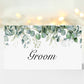 Eucalyptus Place card settings, Wedding Name cards, Wedding Table Accessories