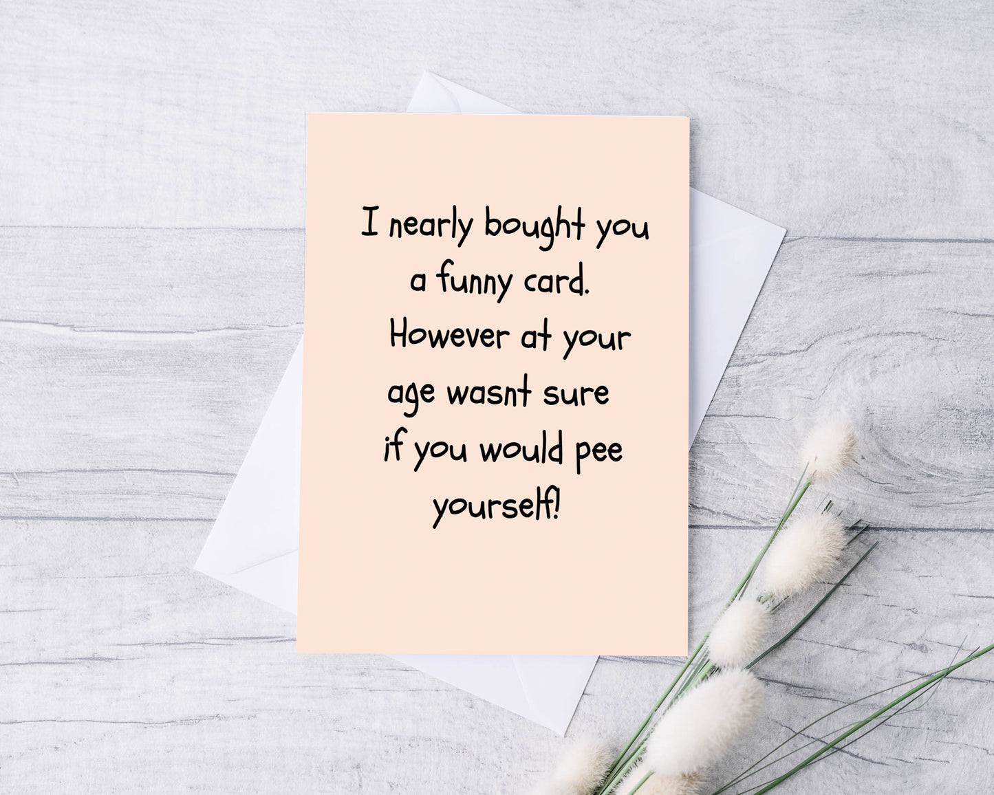 Happy Birthday Funny Card, Greetings card, Birthday card for her, Humour Birthday Card