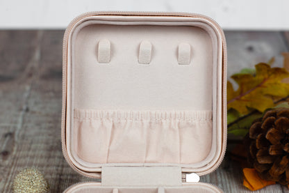Personalised jewellery box Travel Case