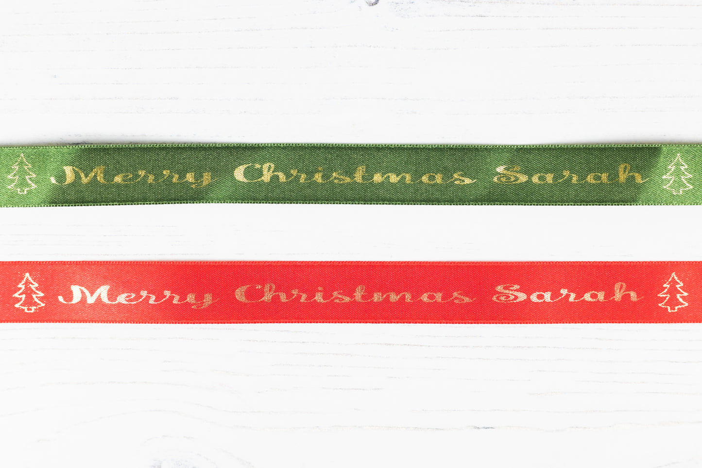 Christmas 15mm Personalised Printed Custom Ribbon