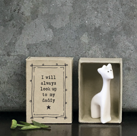 Gift for fathers day, Porcelain Giraffe