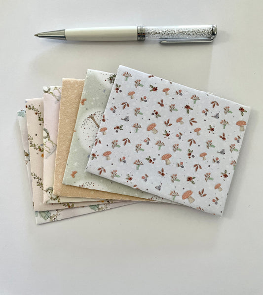 Mini Handmade Money Envelopes, Patterned Envelopes, journaling, scrapbook