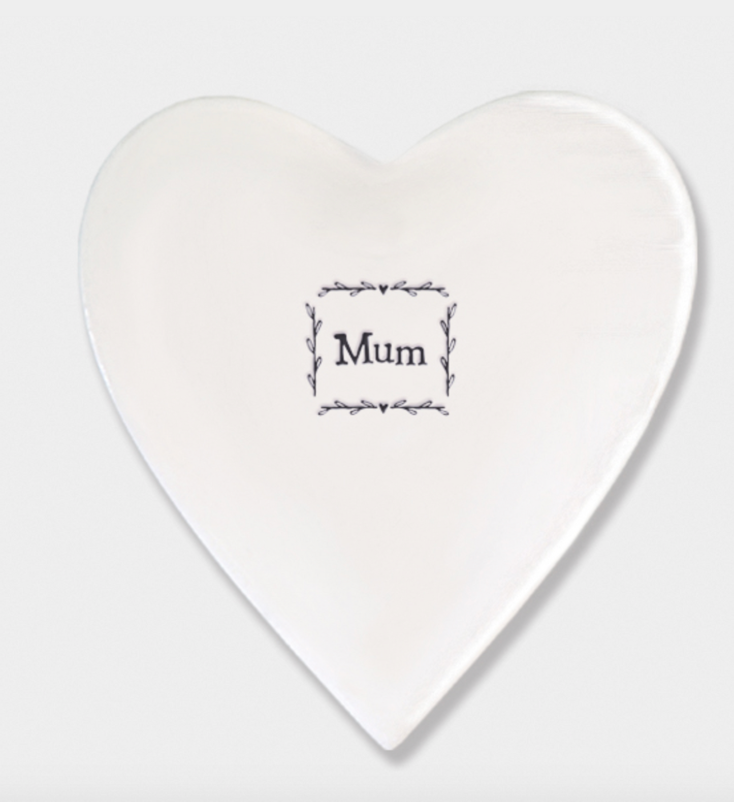 Porelain Heart  Mothers Day Gift