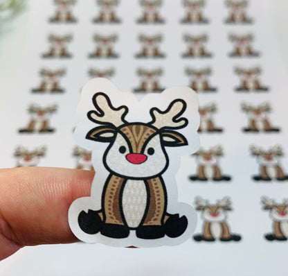 Reindeer Christmas Stickers