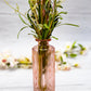 Pink Pressed Glass Vase bottle, Wedding Decor Pink Wedding Centrepieces, Home Decor, Gifts Pink Candlesticks