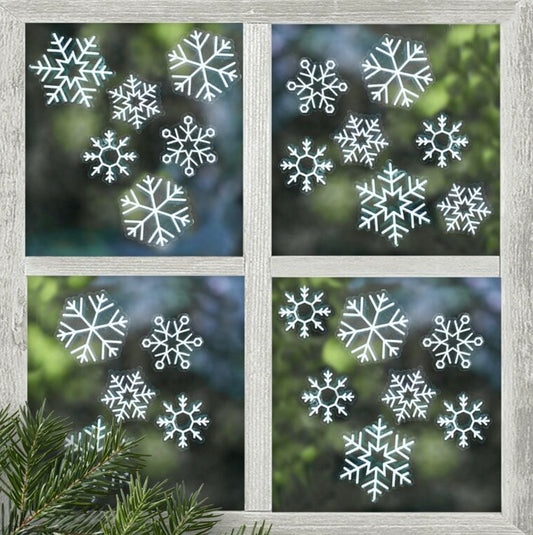 Snowflake Christmas Window stickers