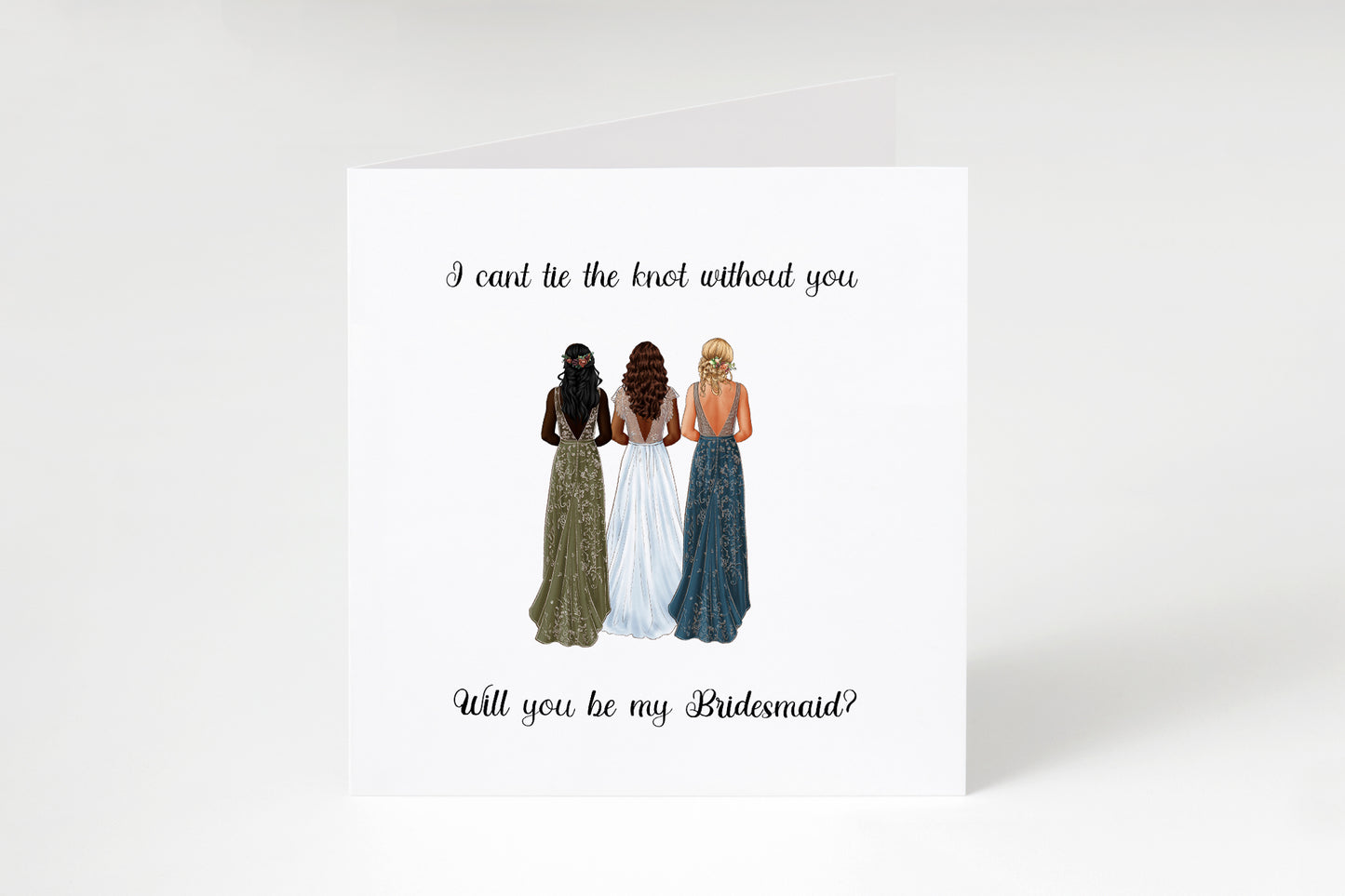 Personalised Will You Be My Bridesmaid Card, Bridesmaid Proposal Cards, Bridesmaid Card, Thank You Bridesmaid Gift, Bridesmaid Proposal