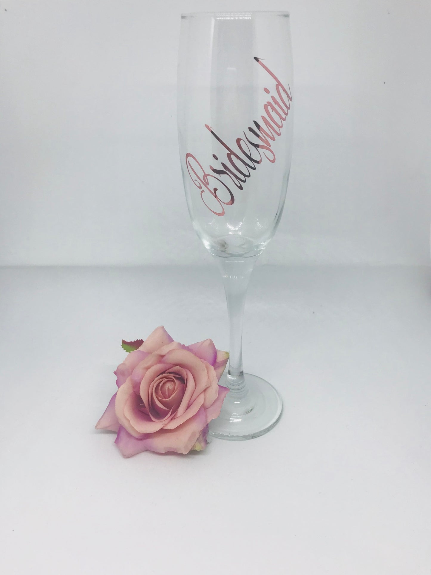 Bridal Party Wine Glasses, Champagne Flute Stickers, Bridesmaid, Bride, Maid of Honour, Mother of the Bride, Decal Sticker Only