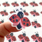 LadyBird Stickers, ladybug  planner stickers, laptop stickers, envelope seals, Journaling